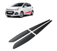 CHROMEMASTER | Molduras Protectoras Laterales para Puertas de Coche | Compatibles con Hyundai i10 5 Puertas Hatchback 2013-2019 | El plastico | Molduras protegen Las Puertas del Coche de daños