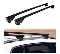 CHROMEMASTER Portaequipajes de Techo, Barras de Techo; Compatible con Ford Transit Courier 2014-2023; para el Transporte de Cofres de Techo, Portabicicletas, Escaleras | Construcción de Aluminio