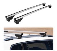 CHROMEMASTER Portaequipajes de Techo, Barras de Techo; Compatible con VW Transporter T6 2015-2019; Para el Transporte de Cofres de Techo, Portabicicletas, Escaleras | Construcción Duradera de Aluminio