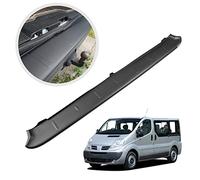 CHROMEMASTER | Protector de Parachoques | Compatible con Nissan Primastar 2001-2014 | Plástico ABS, Negro Mate| Tira Protectora Protege la Pintura del Parachoques Trasero de Daños