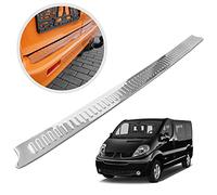 CHROMEMASTER | Protector de Parachoques | Compatible con Renault Trafic 2001-2014 | Acero Inoxidable Pulido/Cromo| Tira Protectora Protege la Pintura del Parachoques Trasero de Daños