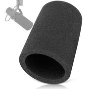 ChromLives Parabrisas para SM7B, filtro pop de micrófono compatible con Shure SM7B, repuesto de cubierta de espuma de micrófono, cubierta de micrófono de espuma de viento para reducción de ruido,