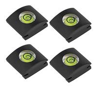 ChromLives Protector de montaje de cubierta de zapata para cámara de nivel de burbuja Compatible con cámara DSLR Canon Sony Nikon Panasonic Fujifilm Olympus Pentax y más 4 paquetes