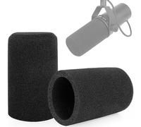 ChromLives - Protector de parabrisas para SM7B, 2 unidades, filtro pop de micrófono, compatible con Shure SM7B, cubierta de micrófono de repuesto para reducción de ruido por ChromLives, color negro