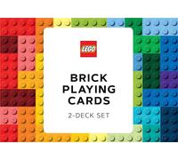 Chronicle Books- Elfo Lego Brick Playing Cards, Multicolor, 1 EA (9781797210711)