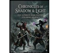 Chronicles of Shadow & Light: Ultimate Dark Fantasy Coloring Journey: An 8.5 x 11 Adult Coloring Book, Legends and Myths ond the Reverse, and 156 pages of Epic Beasts, Warriors and Mysteries