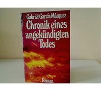 Chronik eines angekündigten Todes : Roman.