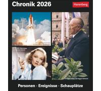 Chronik Tagesabreißkalender 2026 - Kulturkalender - Personen, Ereignisse, Schauplätze: Was geschah wann? Kalender zum Abreißen mit wichtigen ... Quiz für Hobby-Historiker. Tischkalender 2026