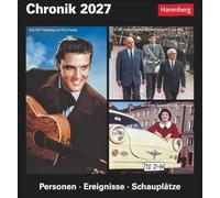 Chronik Tagesabreißkalender 2027 - Kulturkalender - Personen, Ereignisse, Schauplätze: Was geschah wann? Kalender zum Abreißen mit wichtigen ... Quiz für Hobby-Historiker. Tischkalender 2027