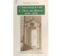 Chroniques De Lœil-de-bœuf 1949-1978 (ebook)