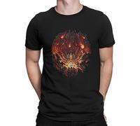 Chrono Trigger Game Men Fire Rains from The Heavens Chronicles of Time T-Shirt Shirt Men's Top tee Black XL