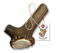 ChronoBalance L Asta de Ciervo para Perros, 100% Naturales Piezas Enteras, Palillo Masticable, Juguetes para Perros, Tratar Cuidado Dental, Sin Aditivos, Larga Duración, Conjunto de 1