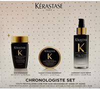 Chronologiste Set : Overnight Serum 90ML + Bain 80ML + Masque 75ML Kérastase