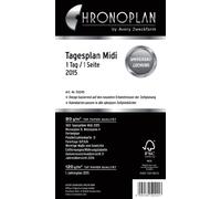 CHRONOPLAN - CHRONOPLAN Tagesplan 2015, 1 Tag/1 Seite, Midi - 96 x 172 mm