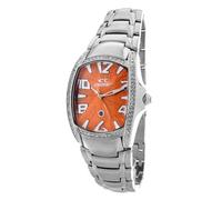 Chronotech reloj analógico para mujer de cuarzo con correa en acero i