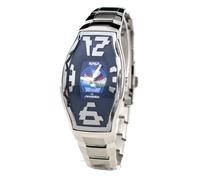 Chronotech reloj hombre analogico cuarzo con correa de acero ct6281l-1