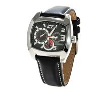 Chronotech reloj hombre analogico cuarzo con correa de piel cc7049m-02