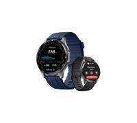 Chronus GTX15 Reloj inteligente GPS para hombres Monitor de frecuencia card?aca de energ?a corporal resistente al agua 3ATM (azul)