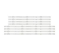 CHROX 8 Uds X retroiluminación LED Compatible con LG Innotek Direct 16Y 49LH60_FHD Tipo A/B HC490DUN-ABRR1-211X 49LH604V JVC LT-50C550 49LW540S-UF