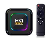 CHROX Android 13.0 TV Box,HK1 RBOX K8 Android TV Box RK3528 Quadcore 4GB RAM 128GB ROM Compatible con 8K 3D 1080P 2.4/5.0Ghz WiFi BT5.0 10/100M Ethernet HDMI 2.0 H.265 Smart TV Box,4gb+128gb