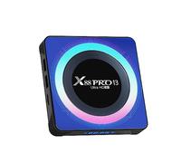 CHROX Android TV Box, Android 13.0 TV Box Rk3528quadcore 4GB RAM 64GB ROM Compatible con 8K 3D 1080P 2.4/5.0Ghz WiFi BT5.0 10/100M Ethernet HDMI 2.0 H.265 Smart TV Box,2gb+16gb