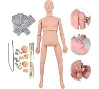 CHROX Entrenamiento Femenino Enfermería Paciente Modelo Humano Cuidado Maniquí Demostración Multifunción Maniquí Cuerpo con 24 Artículos Operaciones Básicas De Enfermería,165Cm