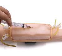 CHROX Modelo De Punción Venosa del Antebrazo De PVC, Molde De Entrenamiento De Inyección De Brazo Portátil Que Toma El Modelo De Práctica De Entrenamiento De Sangre Modelo De Inyección Intramuscular
