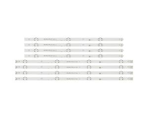 CHROX VISIYUBL 8 Uds X retroiluminación LED Compatible for LG Innotek Direct 16Y 49LH60_FHD Tipo A/B HC490DUN-ABRR1-211X 49LH604V JVC LT-50C550 49LW540S-UF