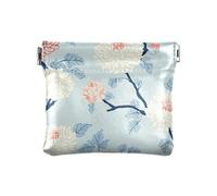 Chrysanthemum Flowers - Monederos de piel para mujer, diseño de flores de crisantemo, práctico estuche para cosméticos para mujer