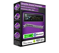 Chrysler Grand Voyager Lenguado Bluetooth Radio, Pioneer Radio CD USB Aux Player