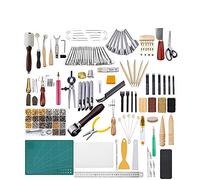 CHSEEO Artesanía del Cuero, 366 Piezas Juegos y Kits de Costura Kits de Repujado de Cuero Herramientas de Coser Perforadora de Cuero para Manualidades DIY Cuero Artesanía #1