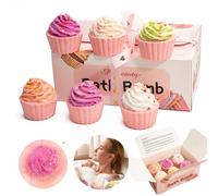 CHSEEO Bombas de Baño, 6 Piezas Bomba de Baño Vaporizador de Ducha para Niños, Mujeres, Cumpleaños, Cuidado Personal y la Restauración Corporal