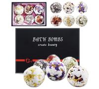 CHSEEO Bombas de Baño, 6 Piezas Bomba de Baño Vaporizador de Ducha para Niños, Mujeres, Cumpleaños, para el Cuidado Personal y la Restauración Corporal