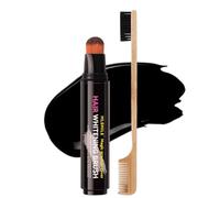 CHSEEO Cubre para Canas de Mujeres y Hombres, Pincel para Retoque de Raíces, Tinte para Barba Hombre, Colorear con Pincel Pequeño y Peine, Cubre Áreas de Cabello Fino al Instante - Negro