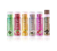 CHSEEO Juego de Bálsamo Labial Color, 6 piezas temperatura mágica Transparente Labial Larga Duracion Hidratante sabor a fruta brillo labial, maquillaje para Mujeres - C