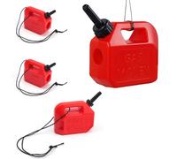 CHSEROK Cupón de Combustible, 4 Piezas Bidón de Combustible, para Diesel Rojo con Cuerda para Colgar, Creativo Y Único, se Puede Usar Como Regalo de Licencia de Conducir, Decoración de Regalo