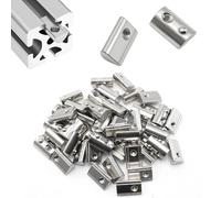 CHSEROK Paquete de 50 Unidades M5 Tuerca de Ranura en T, T Tuercas con Ranura Esférica, Serie 45 Tuerca Deslizante, Ancho de Ranura de 10 mm, Adecuado para Perfiles de Aluminio, Mecanizado Cnc