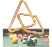 CHSG 2PCS Trípode De Billar, Madera Marco De Rombo Triangular Espesar Mesa De Triángulo Bolas Billar Rack Suministros Deportivos Accesorios Almacenamiento, Artículos De Billar Adornos