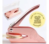 CHSG Libro grabador personalizado, sello regalo para lectores y coleccionistas, bibliotecas e invitación de boda, amante del sello (patrón: primera imagen)