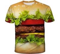 CHSLO Hombre 3D Estampado Camiseta Mapa del Mundo De Verano Camiseta Unisex con Estampado Digital 3D Cuello Redondo Manga Corta para Hombre Suelta Fitness Estiramiento Transpirable Top Deportivo De