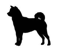 CHSLO Pegatinas para Coches 11 * 10.3CM Shiba Inu Dog Car Sticker Calcomanía Interesante Dibujos Animados Motocicleta Pegatinas Accesorios de Estilo de Coche