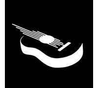 CHSLO Pegatinas para Coches 14.2CM * 8.8CM Guitarra Simple Música Rock Canción Iterior Vinilo Negro/Plata Coche Pegatina