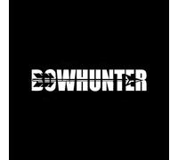 CHSLO Pegatinas para Coches 14,6 CM * 2,8 CM Bow Hunter Flecha Calcomanía de vinilo Pegatina de coche divertido Negro Plata