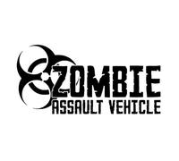 CHSLO Varios tamaños/colores Pegatinas de coche Calcomanía de vinilo Zombie Assault Vehicle Bio Hazard Motocicleta Accesorios decorativos