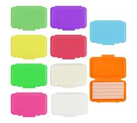 Chstarina 10 Piezas Cera de Ortodoncia para Frenos, Cera de Dientes Para Ortodoncia Brace Wearer, Cera Dental para Aliviar la irritación y el dolor