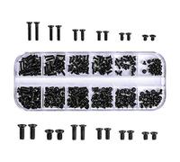 Chstarina 240 Piezas Kit de Tornillos de Ordenador 12 tamaños Surtidos - M2 M2.5 M3 Tornillos de Computadora Portátil Tornillos para Laptop Reparación para IBM HP DELL Toshiba Gateway Acer Lenovo