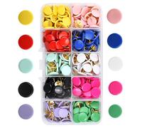 Chstarina 300 PCS Chinchetas de Colores,Chinchetas de Mapa,Chinchetas Decorativas,Chinchetas Pared,Chinchetas de Plástico,Chinchetas de Cabeza Redonda Plana para el hogar, la Escuela, la Oficina