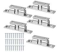 Chstarina 5 Piezas Cierre de Puerta 50mm Pestillos de Puerta Armarios Cierre de Tensión Pestillos de Bola Doble para Muebles Cocina Baño Muebles Cajones Armarios