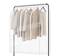 Chstarina Funda Perchero,Funda Protectora de Ropa para Ropa Funda Perchero Burro,Funda Protectora Perchero Burro Portátil,Transparente resistente al polvo,protección contra la humedad,50*100*120 cm