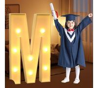 CHSUFBTY Kit de Letras de Neón Gigantes Precortadas en Tablero de Espuma, Ideal for Fiestas de Cumpleaños, Graduaciones, Bodas y Baby Showers.(M,100cm/40in)